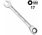 Ключ гаечный комбинированный трещоточный 17 мм, GEDORE 7 R 17, 2297159