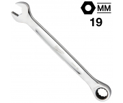 Ключ гаечный комбинированный с трещоткой 19 мм, MAX BITE™ Milwaukee, 4932471512