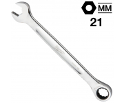 Ключ гаечный комбинированный с трещоткой 21 мм, MAX BITE™ Milwaukee, 4932471514