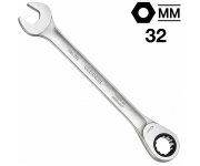 Ключ гаечный комбинированный трещоточный 32 мм, GEDORE 7 R 32, 2297248