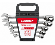 Набор комбинированных гаечных ключей трещоточных GEDORE red R07205005, 8–19 мм, 5 шт. 3300872