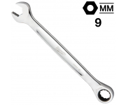 Ключ гаечный комбинированный с трещоткой 9 мм, MAX BITE™ Milwaukee, 4932471502