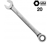 Ключ гаечный комбинированный трещоточный 20 мм, GEDORE Red R07100200, 3300840
