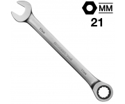 Ключ гаечный комбинированный трещоточный 21 мм, GEDORE Red R07100210, 3300841