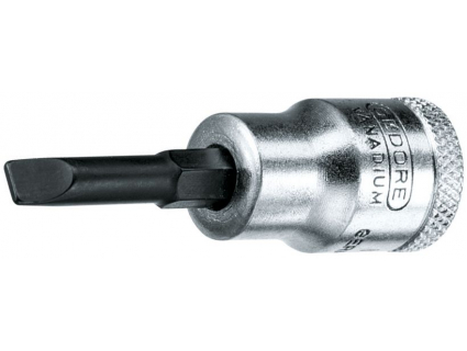 Головка торцевая 3/8" для винтов с прямым шлицем 6,5x1,2 мм IS 30 6,5x1,2 1640895 Головка торцевая 3/8" для винтов с прямым шлицем 6,5x1,2 мм IS 30 6,5x1,2 1640895