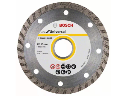 Алмазный диск ECO Univ.Turbo 115/22,23 мм (10 шт.)  2608615045