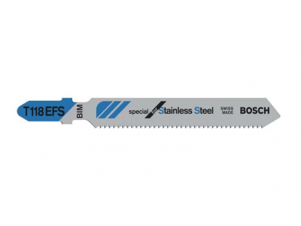 Лобзиковые пильные полотна T 118 EFS Basic for Stainless Steel (5 шт.) 2608636497