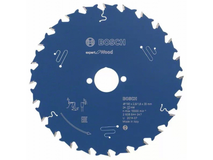 Пильный диск Expert for Wood 190x30x2.6/1.6x24T (1 шт.) 2608644047