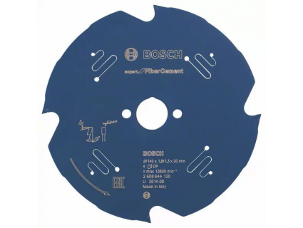 Пильный диск Expert for FiberCement 140x20x1.8/1.3x4T (1 шт.) 2608644120