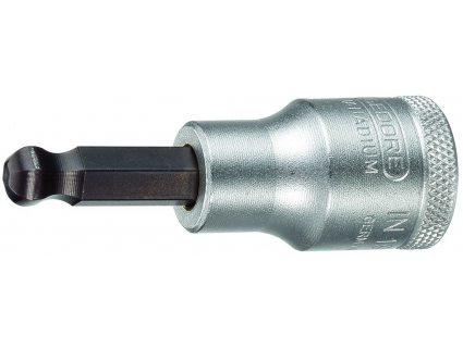 Головка торцевая 1/2" для винтов с внутренним шестигранником, шар 14 мм IN 19 K 14 2663090 Головка торцевая 1/2" для винтов с внутренним шестигранником, шар 14 мм IN 19 K 14 2663090