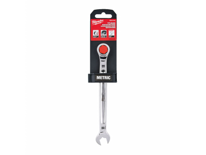 Ключ гаечный комбинированный с трещоткой 11 мм, MAX BITE™ Milwaukee, 4932471504