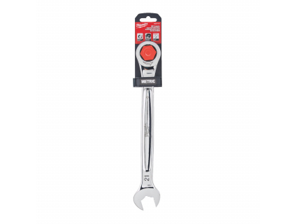 Ключ гаечный комбинированный с трещоткой 21 мм, MAX BITE™ Milwaukee, 4932471514