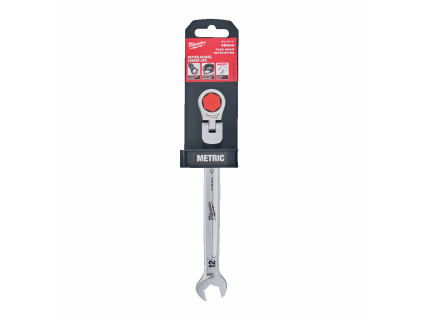 Ключ гаечный комбинированный с трещоткой, поворотный 12 мм, MAX BITE™ Milwaukee 4932480185