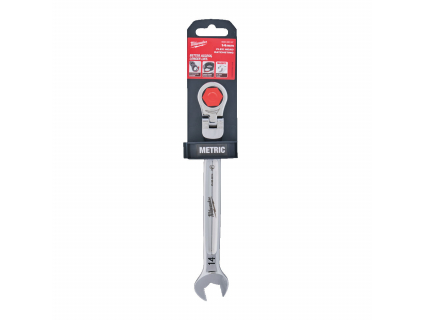 Ключ гаечный комбинированный с трещоткой, поворотный 14 мм, MAX BITE™ Milwaukee 4932480187