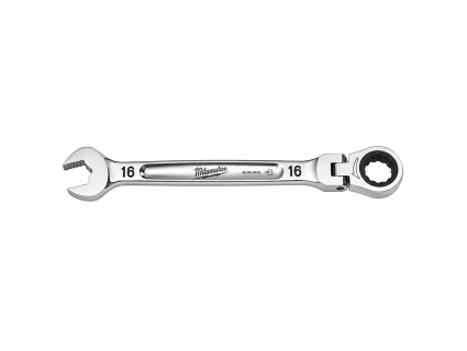 Ключ гаечный комбинированный с трещоткой, поворотный 16 мм, MAX BITE™ Milwaukee 4932480189