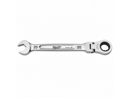Ключ гаечный комбинированный с трещоткой, поворотный 20 мм, MAX BITE™ Milwaukee 4932480193