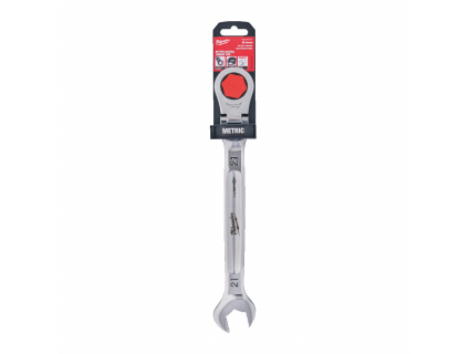 Ключ гаечный комбинированный с трещоткой, поворотный 21 мм, MAX BITE™ Milwaukee 4932480194