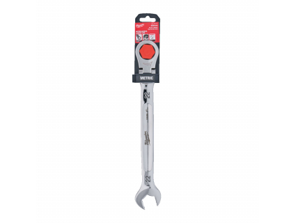 Ключ гаечный комбинированный с трещоткой, поворотный 22 мм, MAX BITE™ Milwaukee 4932480195