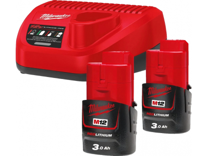 Энергокомплект M12 NRG-302 Milwaukee 4933451902