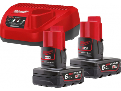 Энергокомплект M12 NRG-602 Milwaukee 4933451903