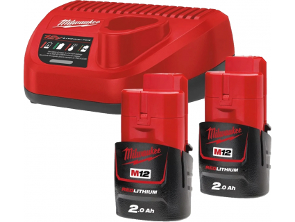 Энергокомплект M12 NRG-202 Milwaukee 4933459209