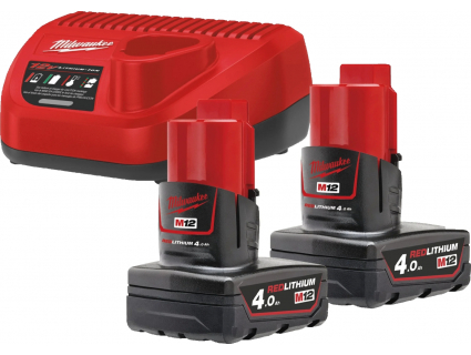 Энергокомплект M12 NRG-402 Milwaukee 4933459211