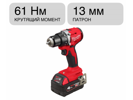 Шуруповерт аккумуляторный M18 BLDDRC-402C Milwaukee 4933492834 Шуруповерт аккумуляторный M18 BLDDRC-402C Milwaukee 4933492834