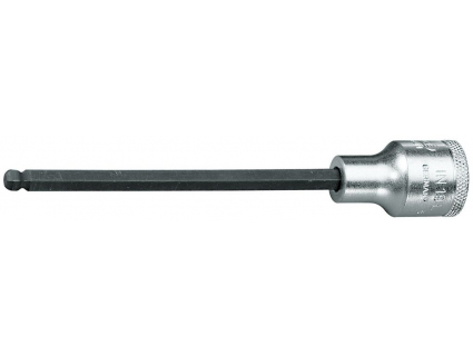 Головка торцевая 1/2" для винтов с внутренним шестигранником, удлиненная, шар 140 мм 10 мм IN 19 LK 10-140 6166800