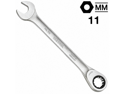 Ключ гаечный комбинированный трещоточный 11 мм, GEDORE 7 R 11, 2297094