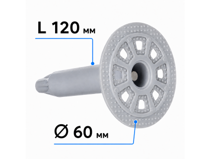 Дюбель тарельчатый F-ING TS120-60-90 (50 шт./уп.)