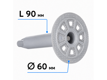 Дюбель тарельчатый F-ING TS90-60-90 (100 шт./уп.)