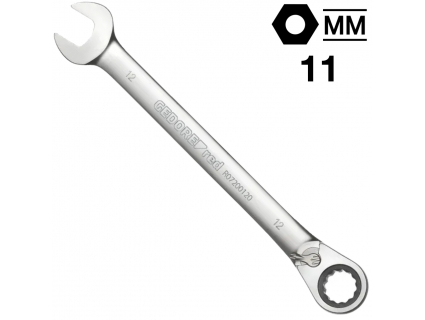 Ключ гаечный комбинированный трещоточный 11 мм, GEDORE Red R07200110, 3300854