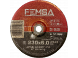Диск шлифовальный по металлу ST 230 x 6.0 x 22 мм FEMSA 1401001104