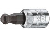 Головка торцевая 1/4" для винтов с внутренним шестигранником, шар 4 мм IN 20 K 4 2219409