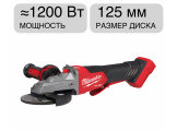 Угловая шлифмашина аккумуляторная M18 FSAGF125XPDB-0XFUEL Milwaukee 4933478439