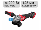 Угловая шлифмашина аккумуляторная M18 FSAGSVO125X-0X FUEL Milwaukee 4933493552