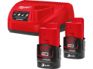 Энергокомплект M12 NRG-302 Milwaukee 4933451902