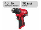 Шуруповерт аккумуляторный M12 BLDDRC-0 Milwaukee 4933499683